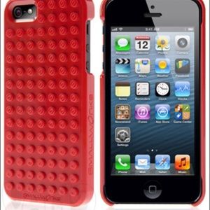 LEGO BRICK IPhone 5s case . RED NEW IN BOX